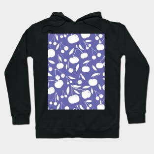 Cherries pattern - very peri Hoodie